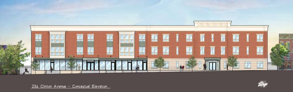 Community Loan Fund Business Incubator Rendering – 236 Clinton Rendering of new incubator