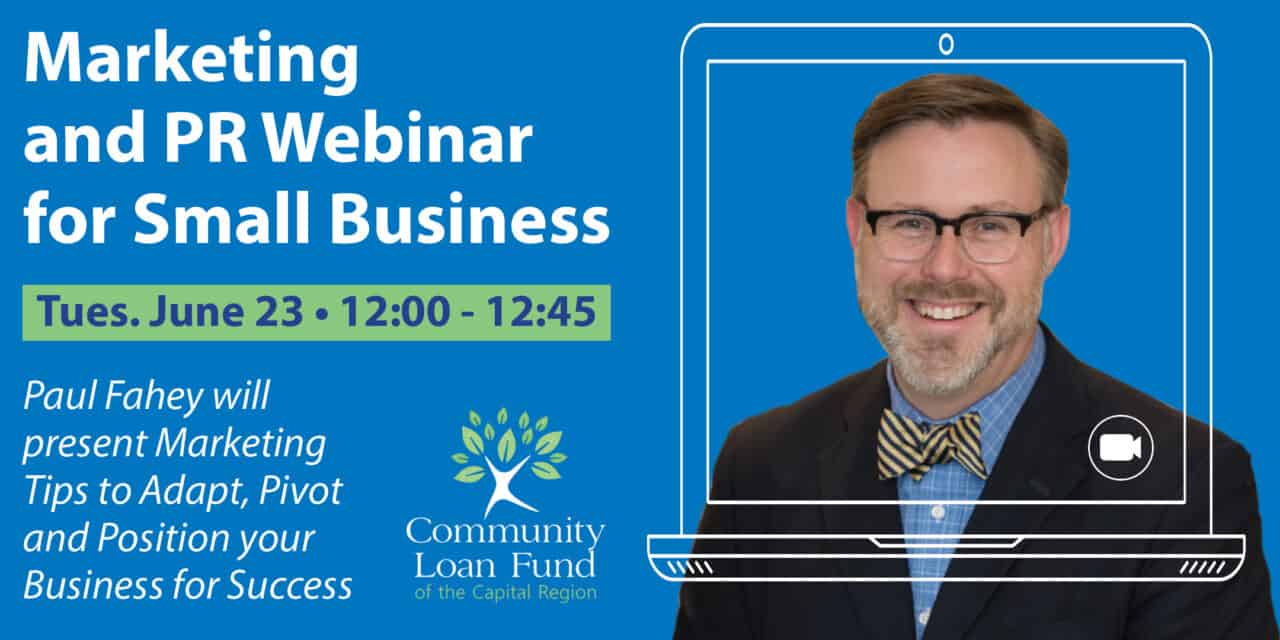 Marketing and PR Webinar for Small Businesses with Paul Fahey